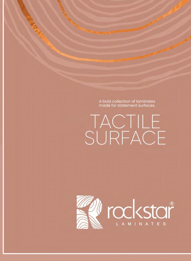 Rockstar Laminates — Tactile Surface — Luxe Collection catalogue cover